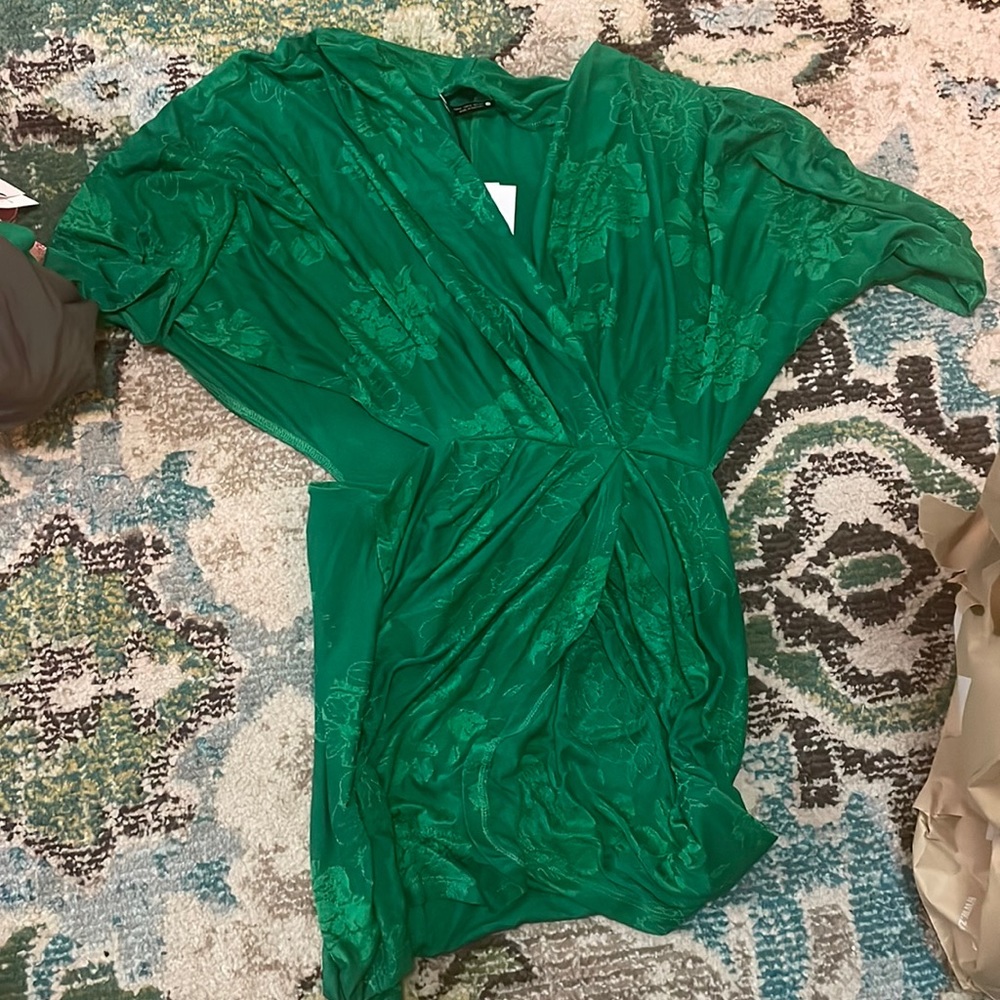 Green Zara cloth dress